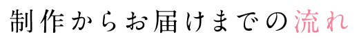 納品までの6ステップ
